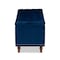Baxton Studio Kaylee Navy Blue Velvet Upholstered Tufted Storage Ottoman Bench 160-9935 - alternate 5